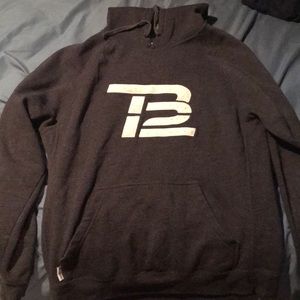 Tom Brady TB12 Sweatshirt Hoodie Size Large